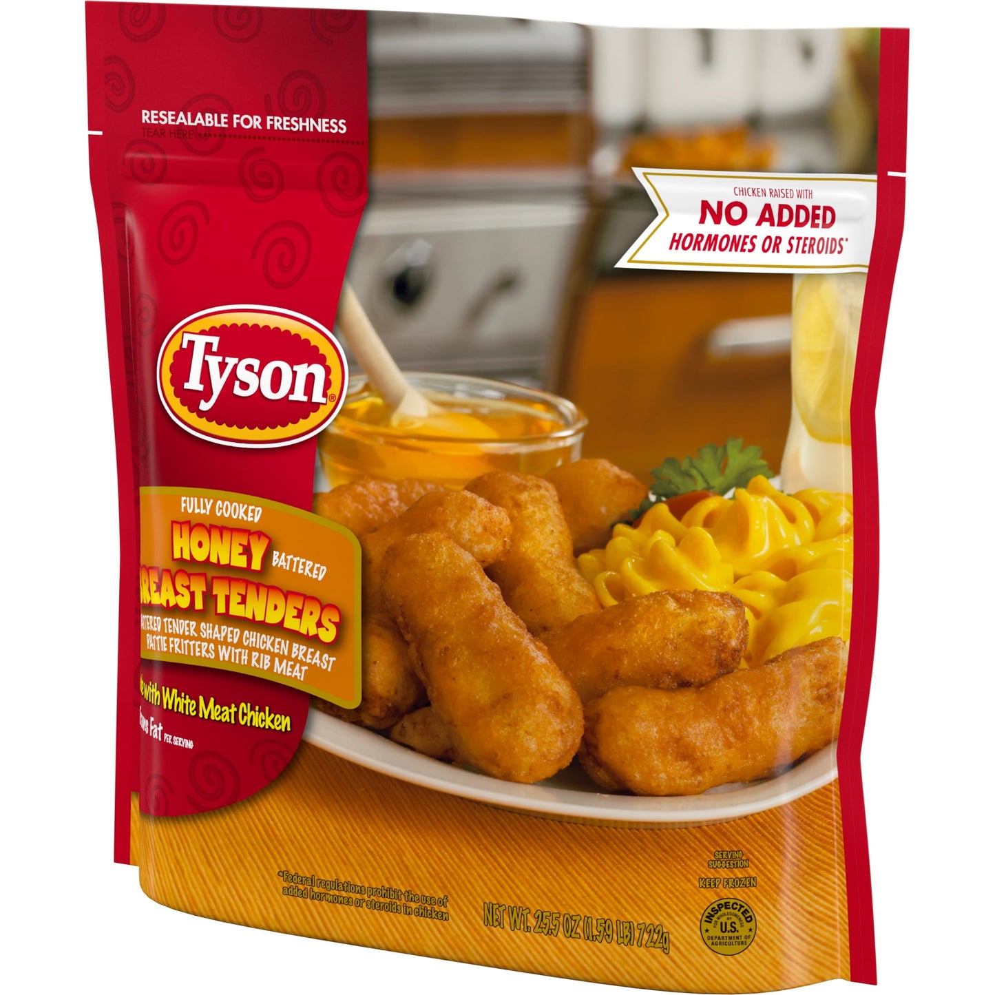 Tyson Honey Battered Breast Tenders, 1.59 lb (Frozen)