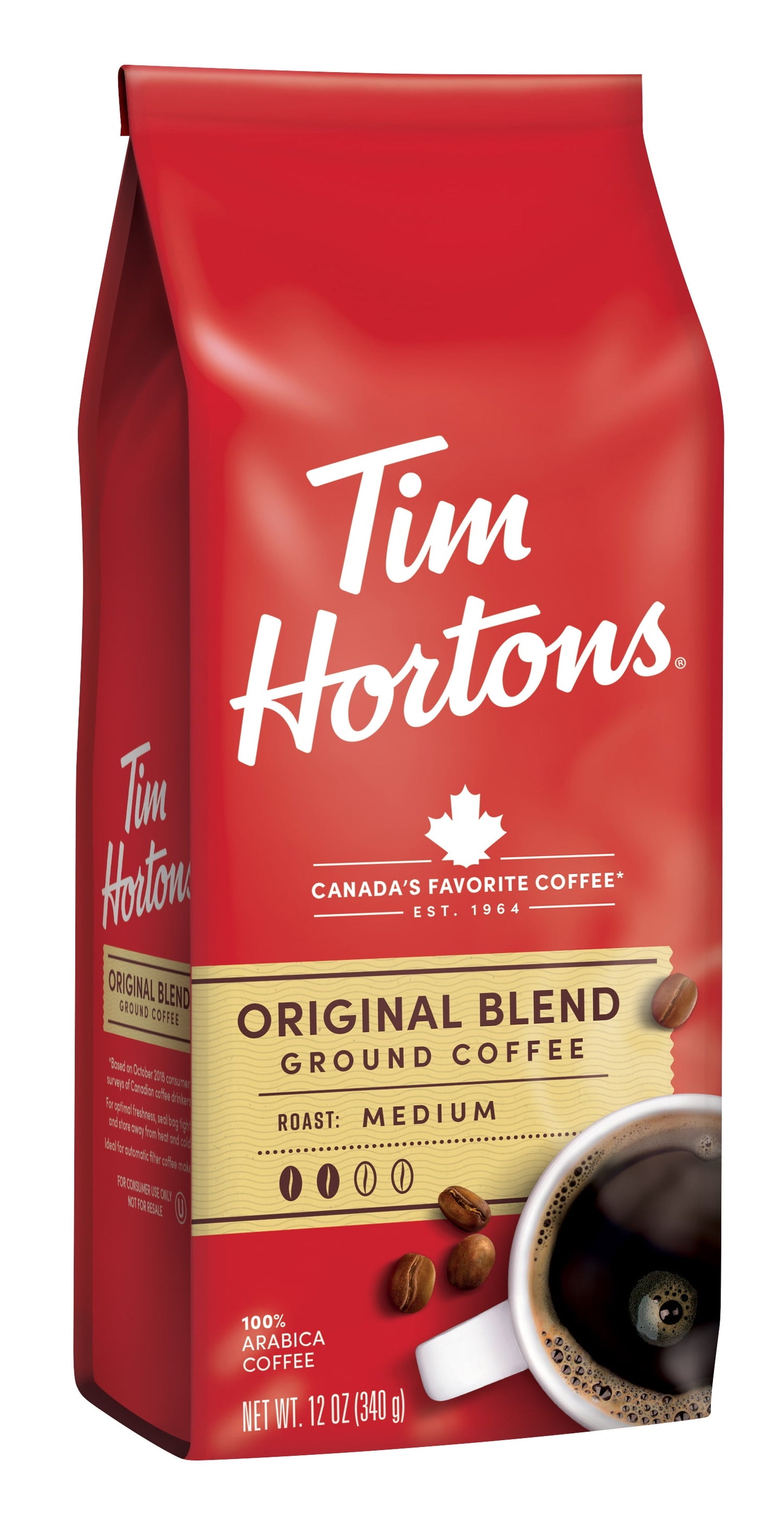 Tim Hortons Original Ground Coffee 12oz