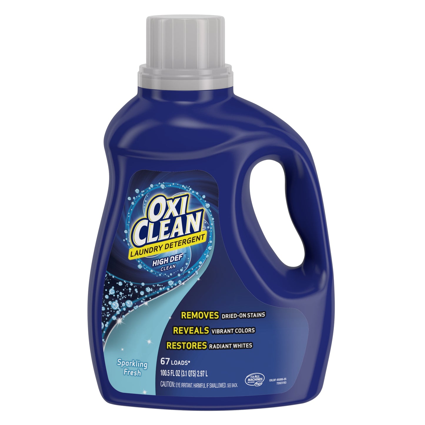 OxiClean Liquid Laundry Detergent, Sparkling Fresh Scent, 100.5 oz.