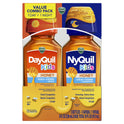 Vicks DayQuil Kids & NyQuil Kids Cold & Cough Relief LIquid, Over-the-Counter Medicine, Honey, 2x8 oz