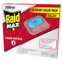 Raid Max Liquid Ant Bait, Outdoor and Indoor Ant Poison Bait Stations for Home, 8 Count