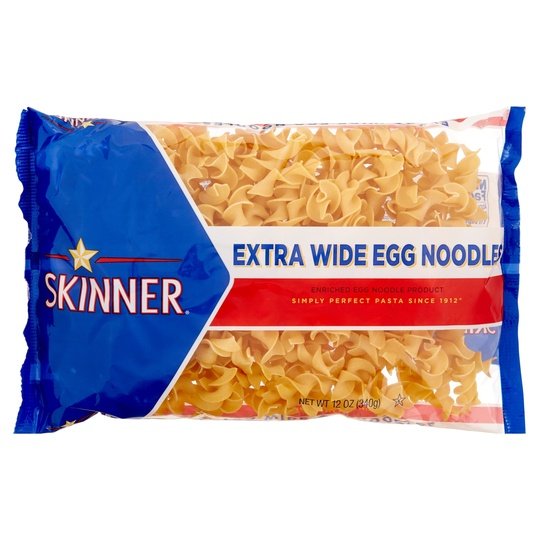 Skinner Extra Wide Egg Noodles Pasta, 12-Ounce Bag