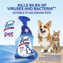 Lysol Pet Solutions –Disinfecting Cleaner, Citrus Blossom Scent, 32 FL OZ.