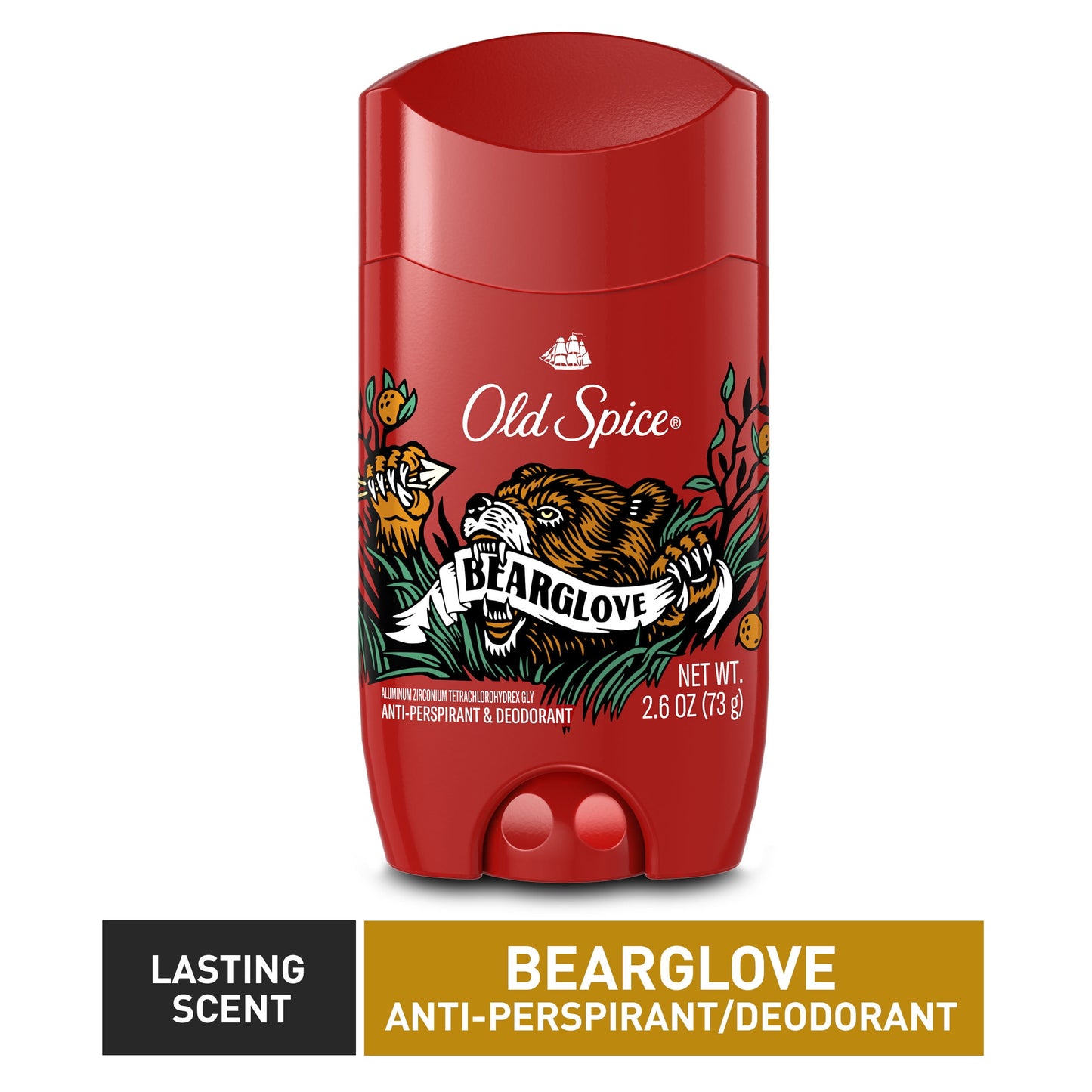 Old Spice Antiperspirant Deodorant for Men, Bearglove, 2.6 oz