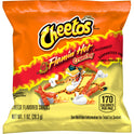 Cheetos Crunchy Flamin' Cheese Flavored Snack Chips, 1 oz Bag