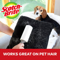 Scotch-Brite Lint Roller Twin Pack, 2 Rollers, 65 Sheets Per Roller, 130 Sheets Total