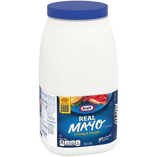 Kraft Real Mayo Creamy & Smooth Mayonnaise, 1 gal Jug