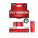 Eliminator Non-Toxic Fly Ribbon, Sticky Paper, Traps Flying Insects, 8 Pack