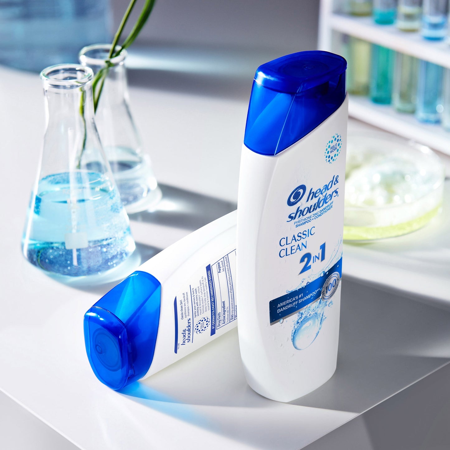 Head & Shoulders 2 in 1 Dandruff Shampoo and Conditioner, Classic Clean, 20.7 fl oz
