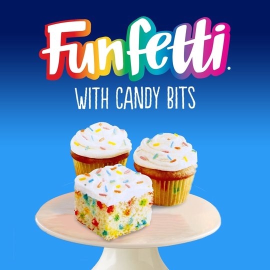 Pillsbury Funfetti Cake Mix with Candy Bits, 15.25 Oz Box