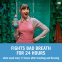 TheraBreath Fresh Breath Mouthwash, Icy Mint, Alcohol-Free, Travel Size, 3 fl oz