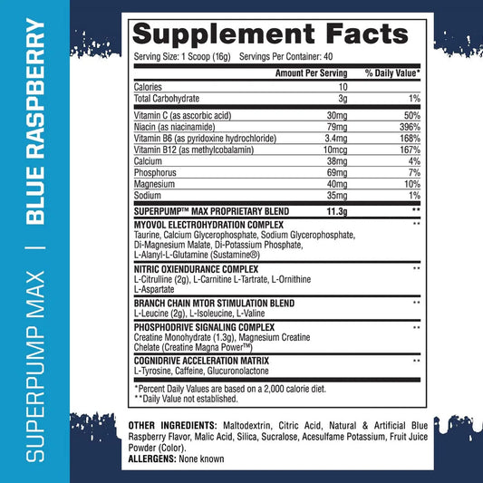 Gaspari Nutrition SuperPump Max 40 Servings