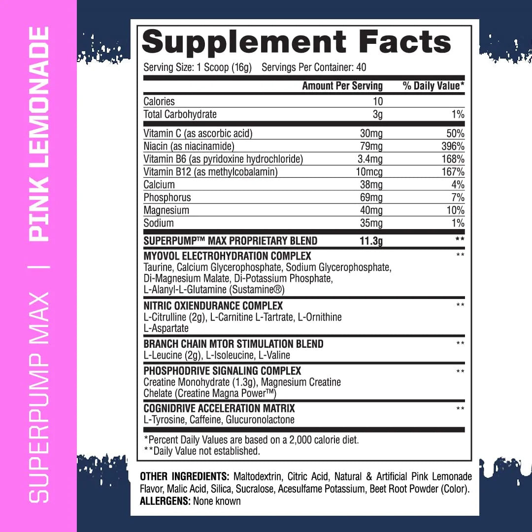 Gaspari Nutrition SuperPump Max 40 Servings