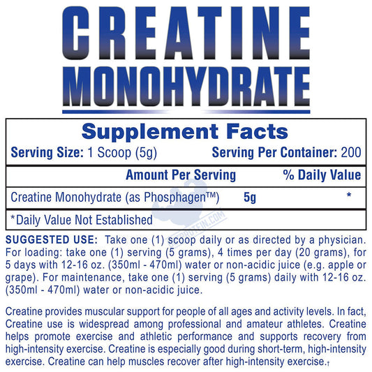 Hi-Tech Creatine Monohydrate 1000 Grams