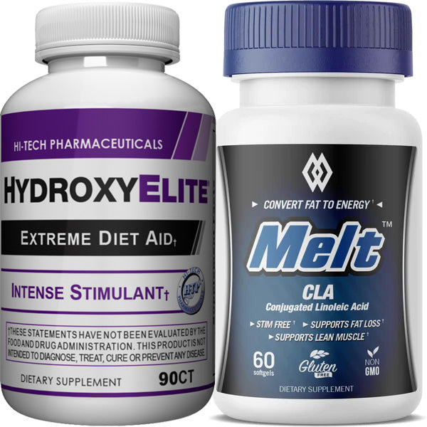 Hi-Tech HydroxyElite 90 Capsules & Melt CLA 60 Softgels