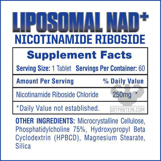 Hi-Tech Liposomal NAD+ 60 Tablets