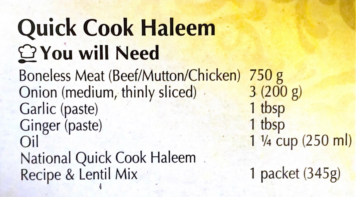 Quick Cook Haleem