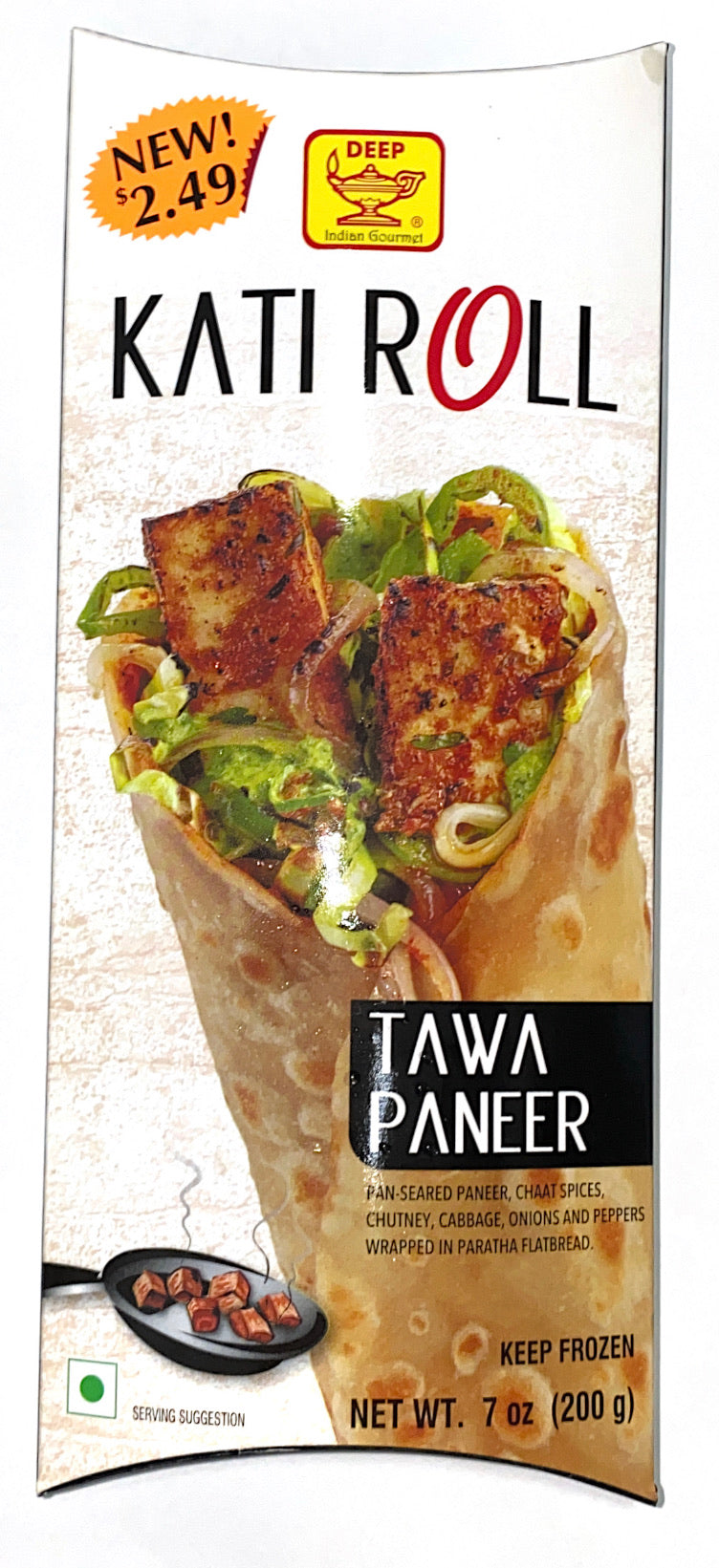 Tawa Paneer Kati Roll