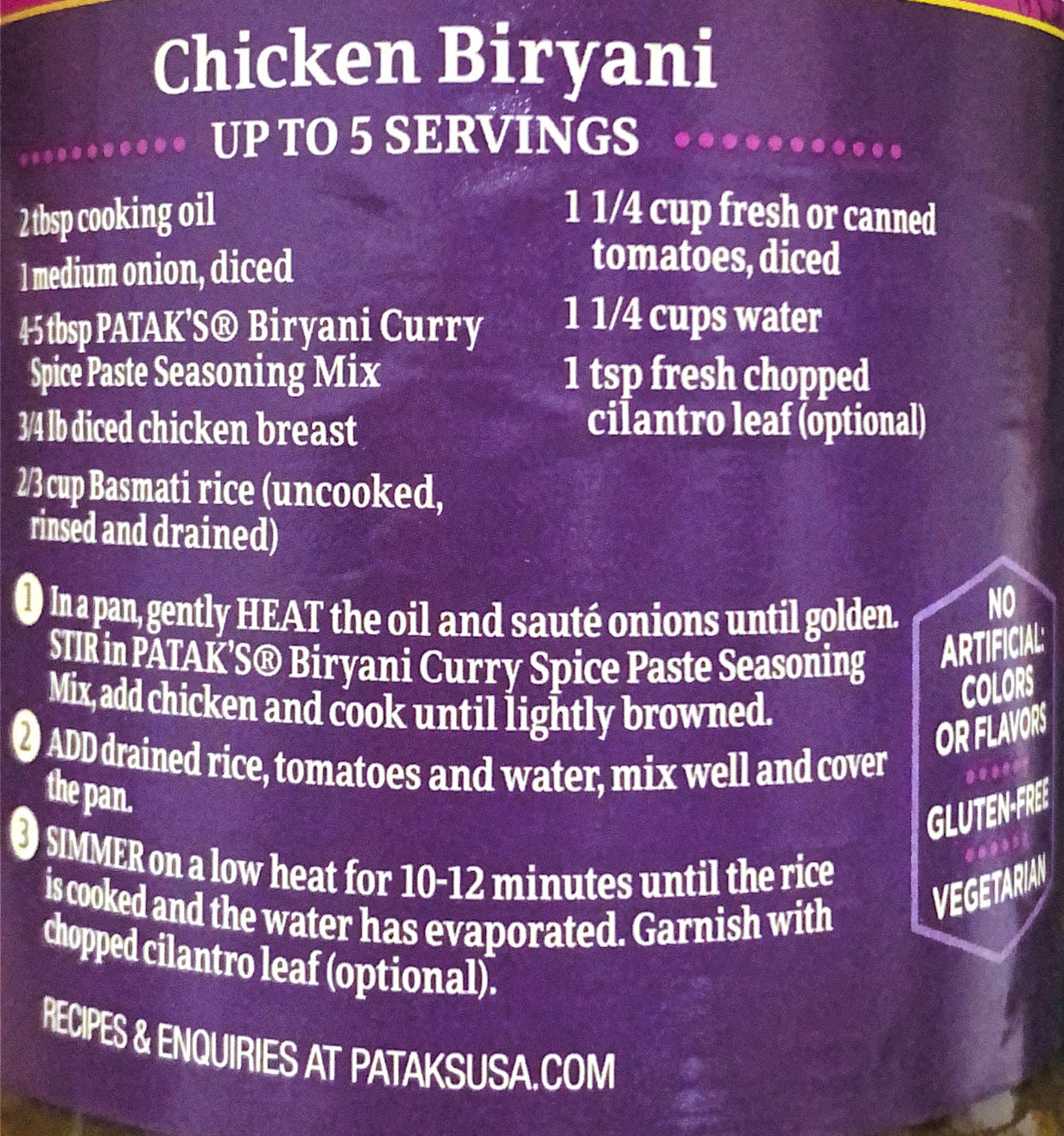 Biryani Curry Spice Paste