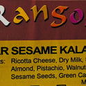 Kesar Sesame Kalakand