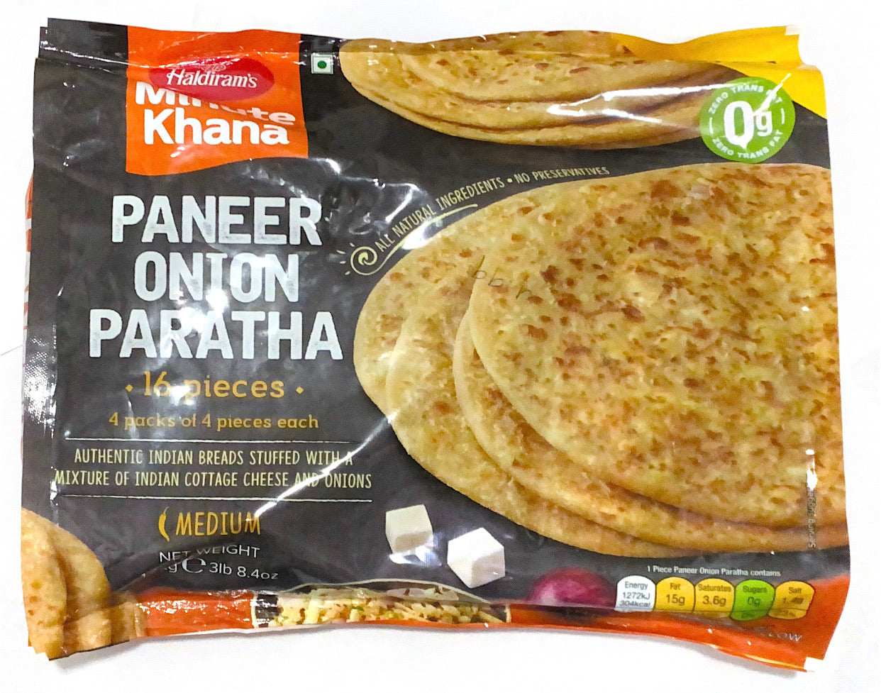 Paneer Onion Paratha