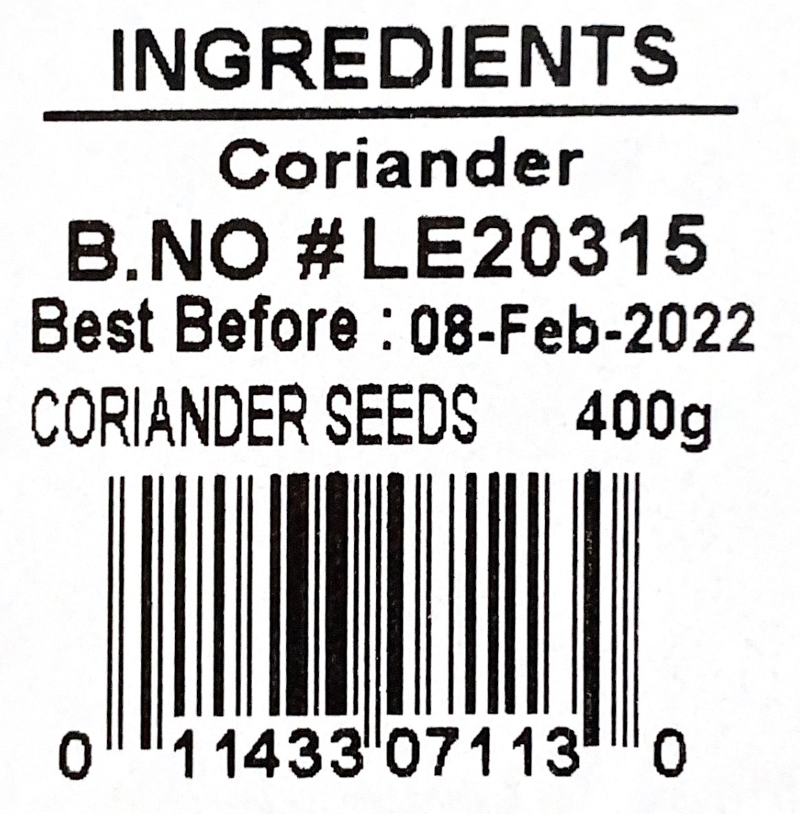 Coriander Seeds