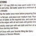 Dosa