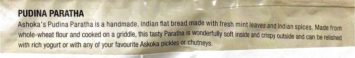 Pudina Paratha