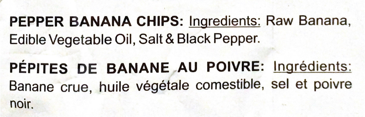 Pepper Banana Chips