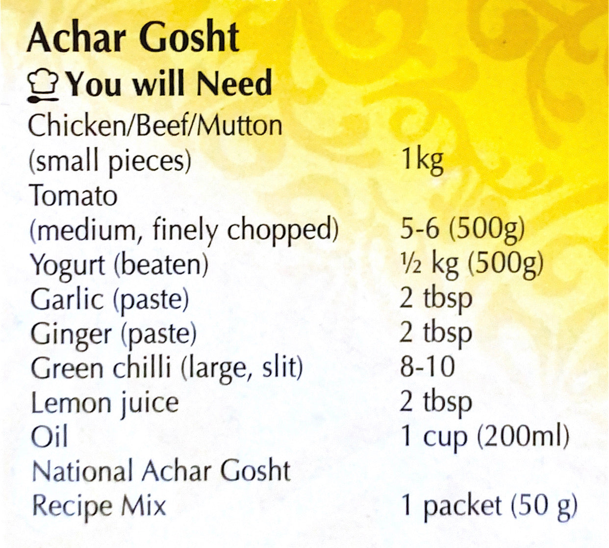 Achar Gosht