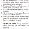 Chicken Handi