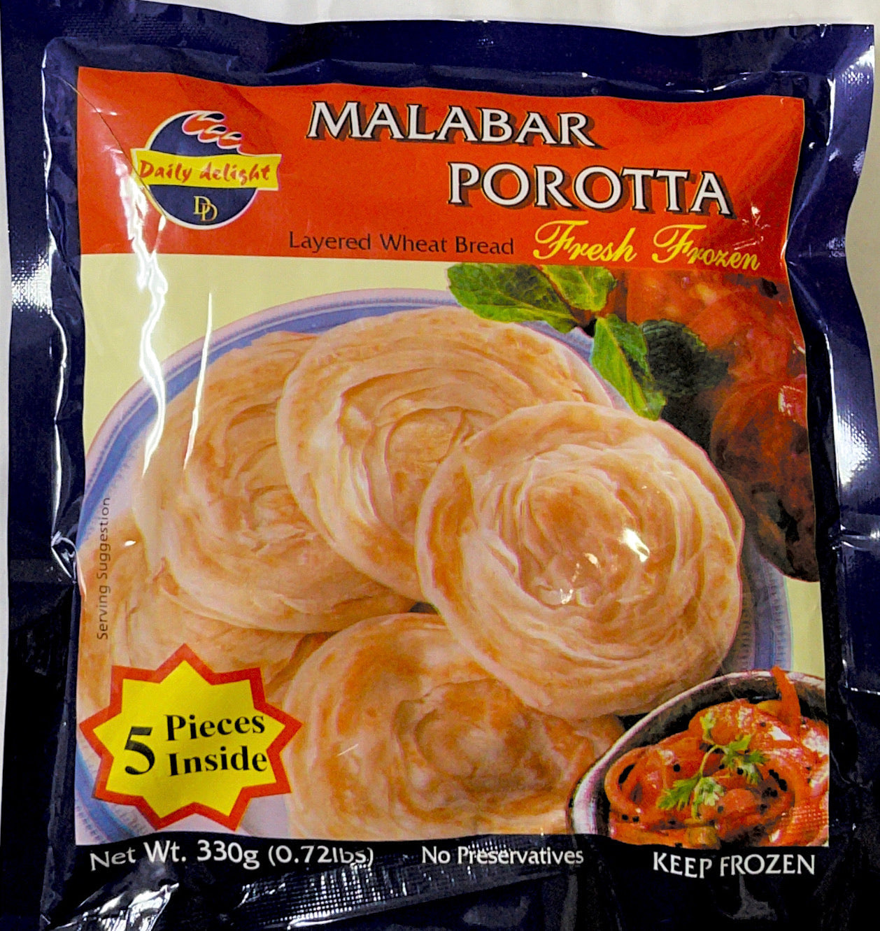 Malabar Porotta