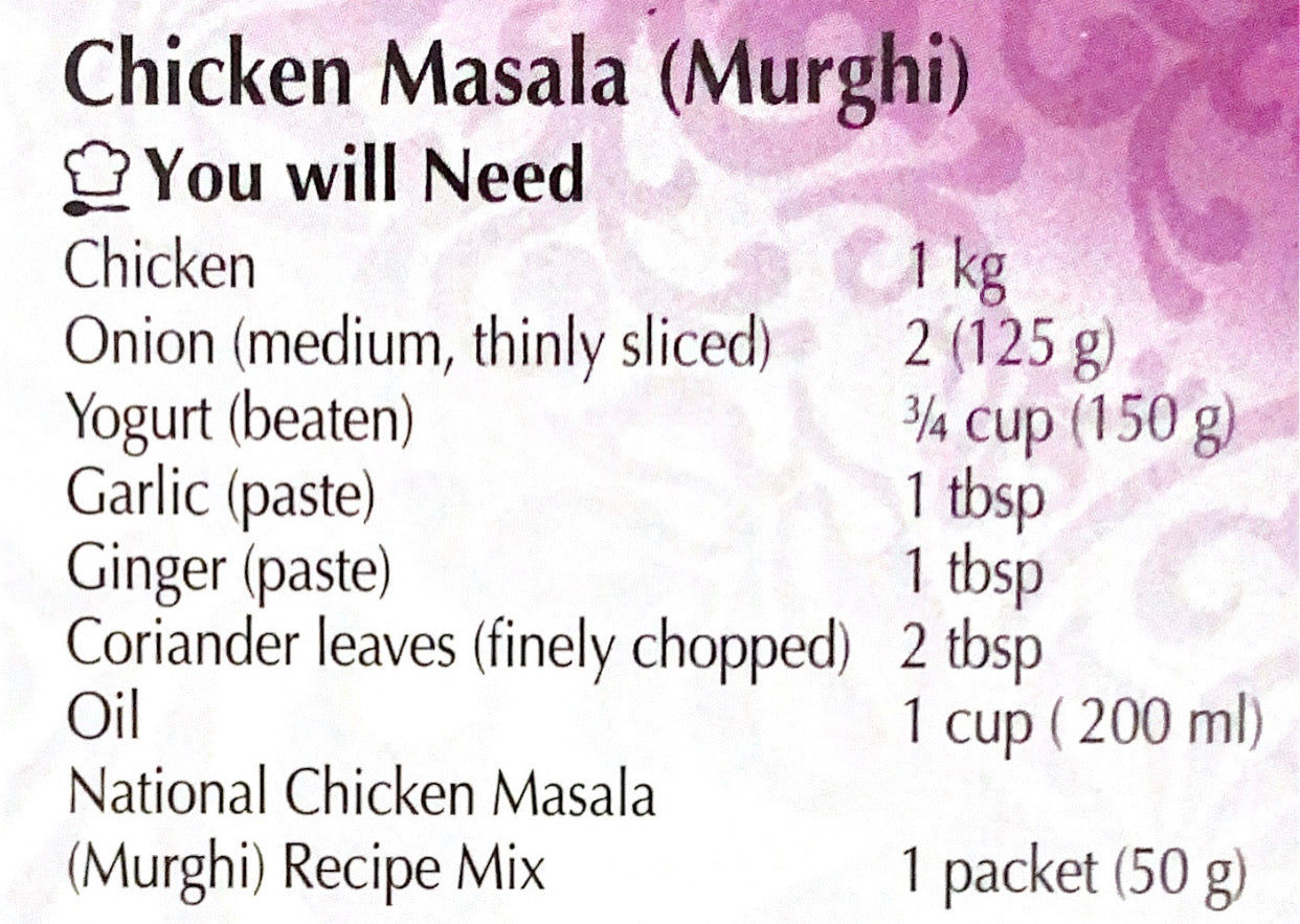 Chicken Masala (Murghi)