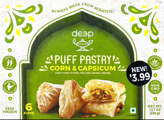 Puff Pastry Corn & Capsicum