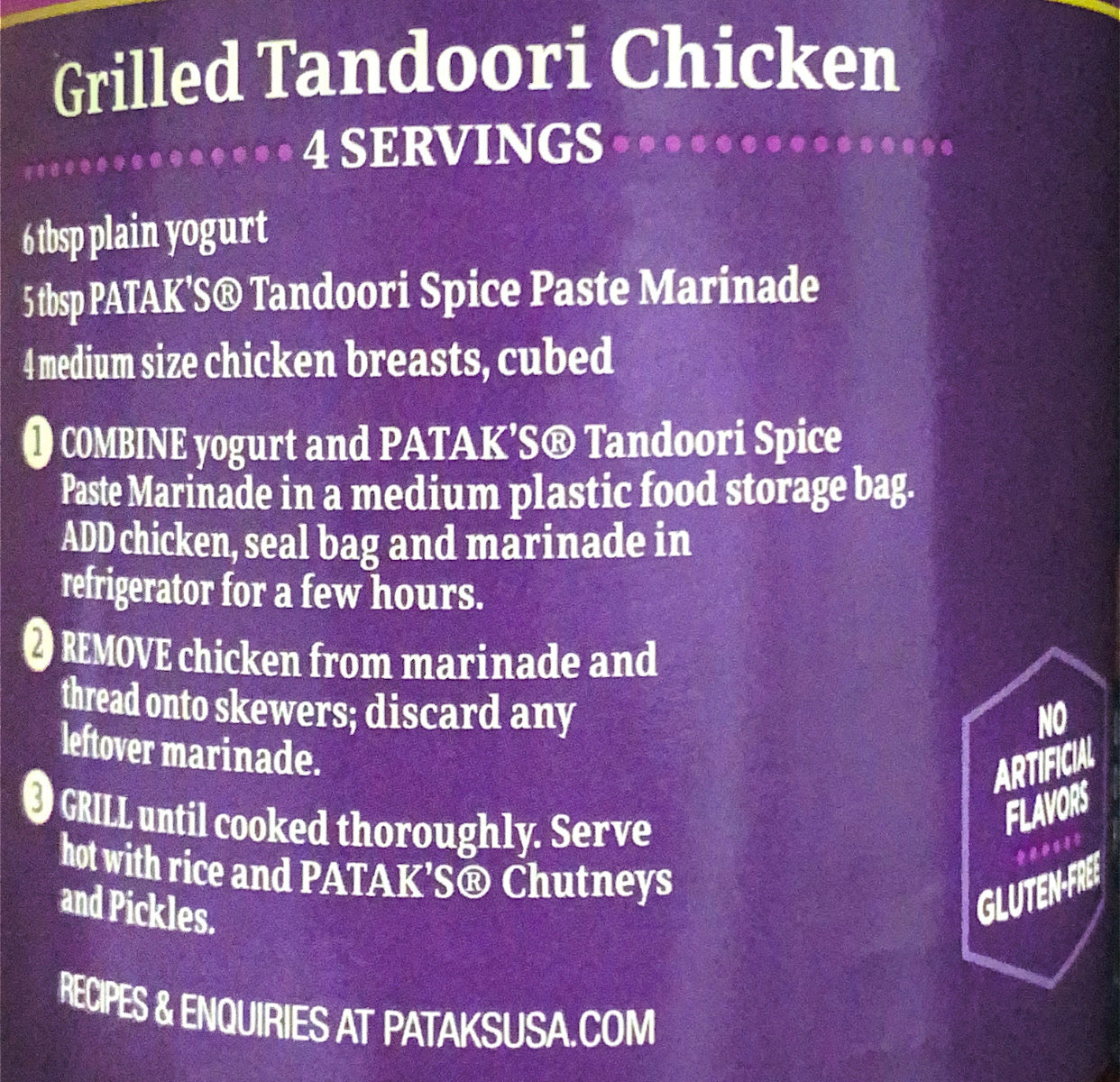 Tandoori Marinade Spice Paste