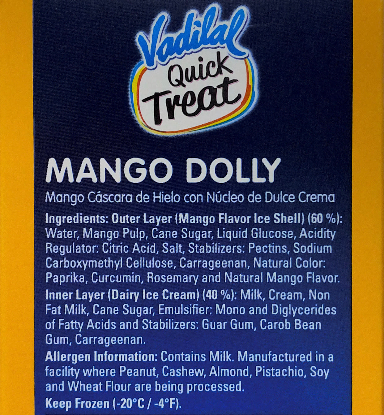 Mango Dolly Ice Cream