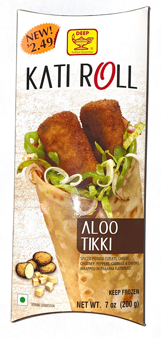 Aloo Tikki Kati Roll