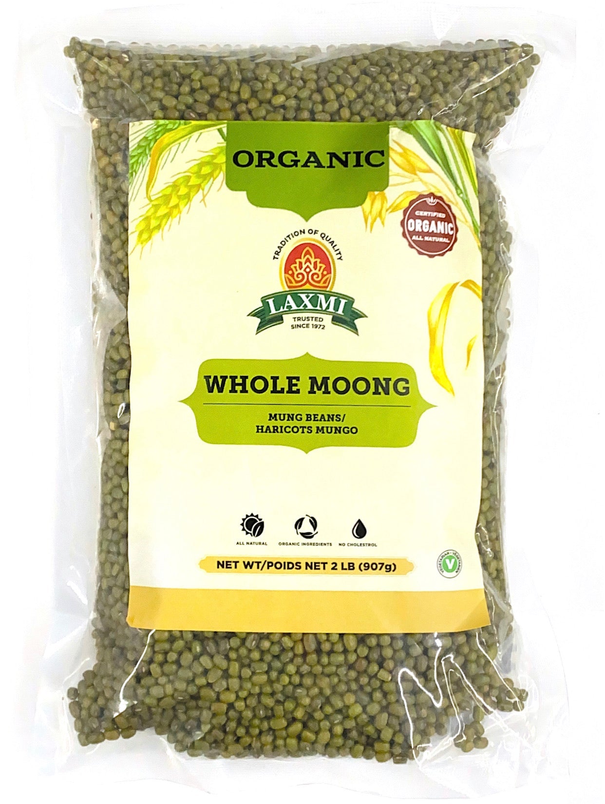 Organic Whole Moong