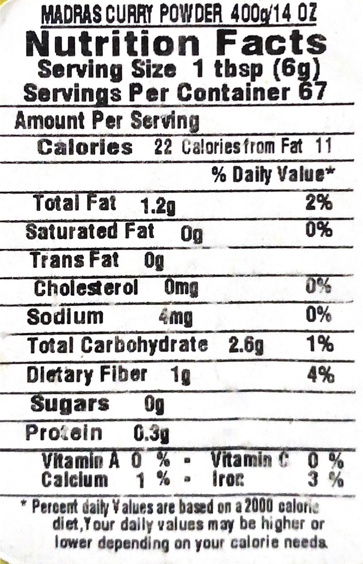 Madras Curry Powder