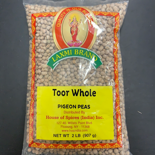 Laxmi Toor Whole ( Pigeon Peas)  2Lb