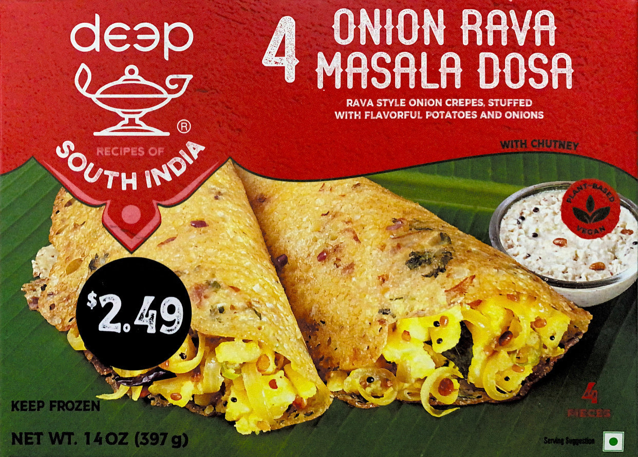 Onion Rava Masala Dosa