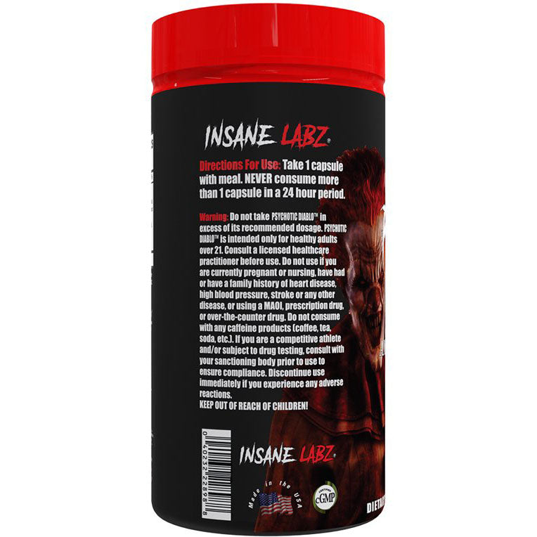 Insane Labz Psychotic Diablo 60 Capsules