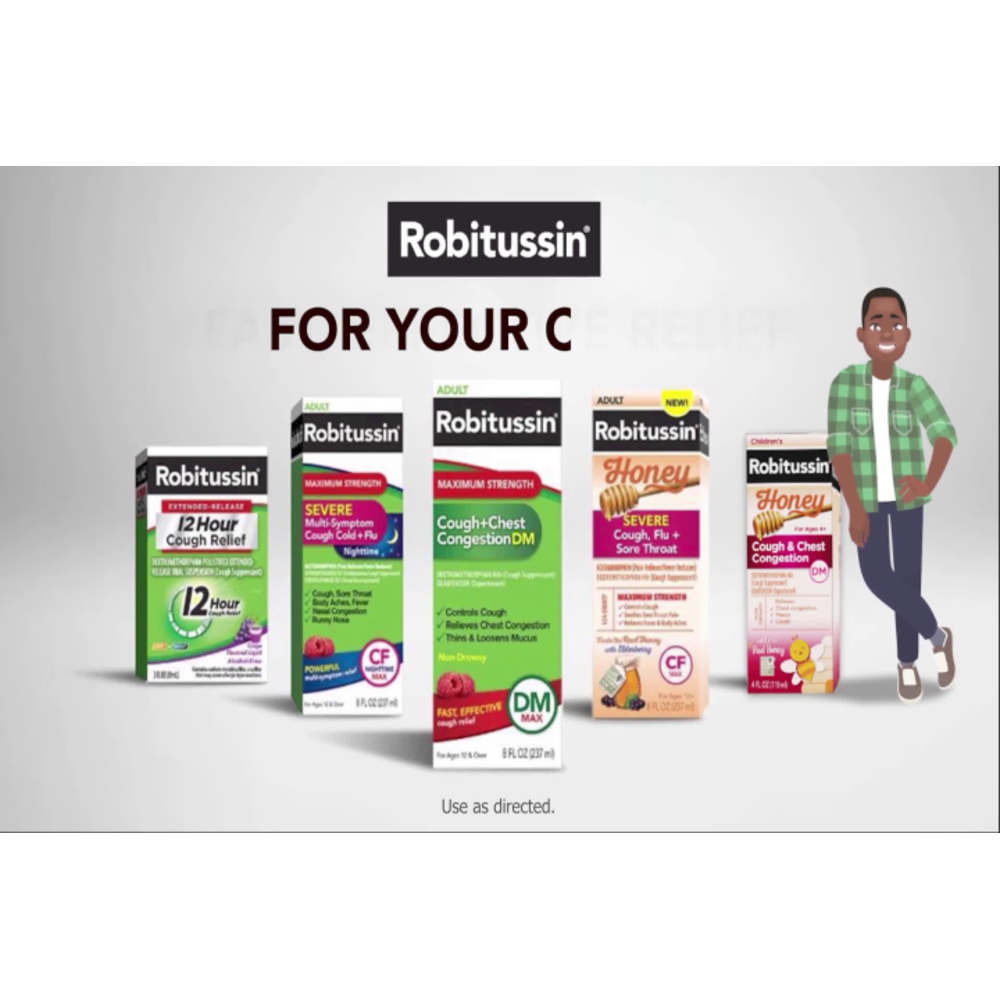 Robitussin Max Strength Cough Congestion DM and Cold Medicine for Nighttime Relief, Berry, 8 Fl Oz