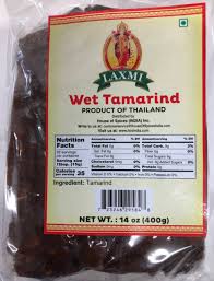 Laxmi Wet  Seedless Tamarind  Slab 400g