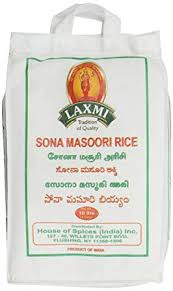 Laxmi Sona Masoori Rice 10lb