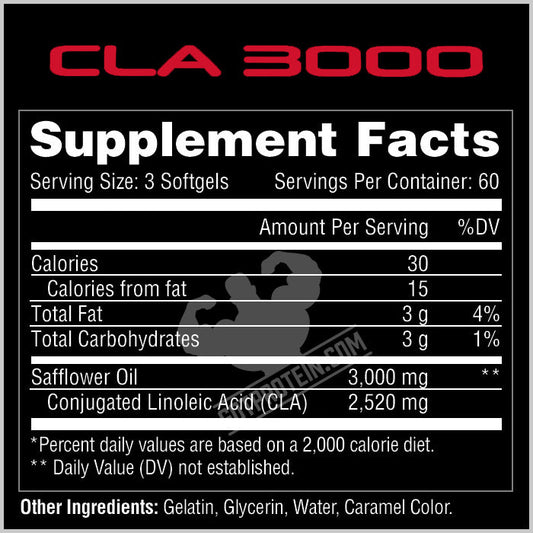 Metabolic Nutrition CLA 3000 - 180 Softgels