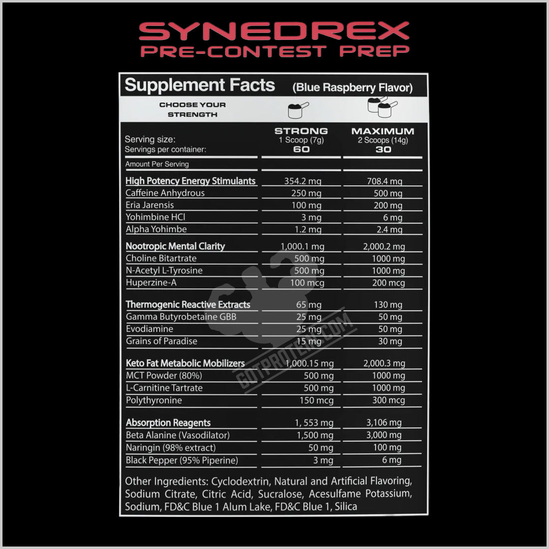 Metabolic Nutrition Synedrex Pre-Workout 30/60 Servings