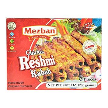 Mezeban Chicken Reshmi Kabab 280g - 8 Pc