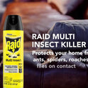 Raid Multi Insect Killer 7, Bug Killer Spray, Orange Breeze Scent, 15 oz