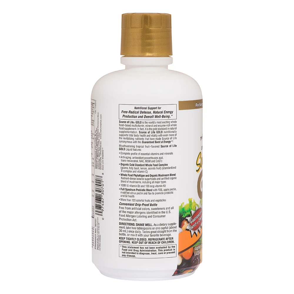 NaturesPlus Source of Life GOLD Multivitamin Liquid